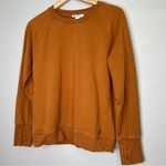 Athleta  long sleeve brown crewneck sweater size medium Photo 6