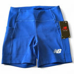 New Balance DRY Blue Performance Fitted Bike Shorts Small NWT Moisture Wicking Photo 0