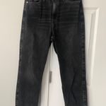 River Island Distressed Black-Washed Jeans, Size S/M Photo 0