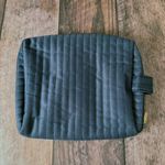 ROC Skincare Zipper Makeup Bag Dark Blue Quilted Fabric Cosmetic Pouch Photo 1