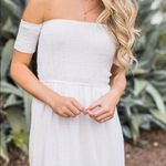 ✨ Pearl White Maxi Dress✨ White Size L Photo 2