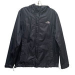 The North Face HyVent Rain Jacket Black Womens Size XL Hooded Zip Up Photo 0