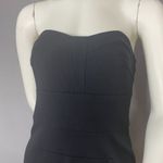 Diane Von Furstenberg  Vicenda Dress Sheath Black US DVF Size 8 Strapless Stretch Photo 2