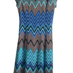 Sharagano  Noir Sheath Dress Women Size 6‎ Crocheted Herringbone Coastal Beachy Photo 0