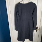 Athleta  Celebration Gray Long Sleeve Dress V-Neck W-942 Sz Small Tall Photo 7