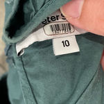Peter Som  X RTR‎ Green Puff Sleeve Dress Size 10 Photo 6