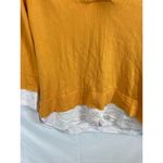Foxcroft  Mixed Media sweater Orange size medium Photo 3