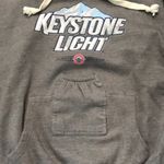 The Comfy Keystone Beer Hooded Sweatshirt Pocket to hold your beer. Fun and Photo 1