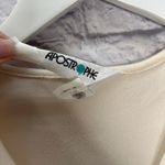 Apostrophe Vintage  Sears Lightweight Fleece Robe Cream Floral Size L Belted Photo 2