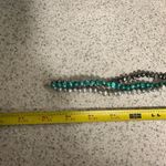 Freshwater 3 Strand Cultured Pearl 16" Choker Necklace w/ Silver Earrings Photo 5