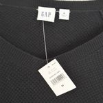 Gap NWT Women's Long Sleeve V Neck Knit Sweater Black Size Medium Photo 5