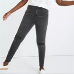 Madewell  9” High Rise Skinny Jeans in Black Sea Size 27 Photo 2