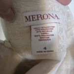 Merona Chic Metallic Textured Gold Beige Mini Skirt Size 4 Photo 5