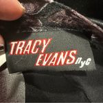 Tracy Evans  Black Floral A-Line Skirt, Size 11 Photo 4