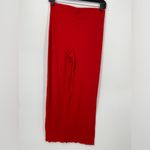 Urban Outfitters Relaxed Leg,Ribbed Pants Elastic Waist Seared Hem Size Small Photo 2