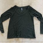 Z Supply  Dark Green Longsleeve Thermal Top Sz Sm Photo 0