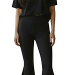 Aerie  Offline Black Foldover High Rise Short Super Flare size Small Photo 0