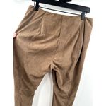 Lysse Lysee Dark Tan Pull On High Rise Faux Suede Legging Size Extra Large Photo 8