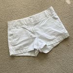 J.Crew Chino Shorts Size 2 Thick Fabric White Like New Boating Casual Preppy Photo 1