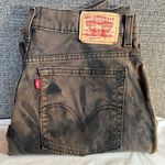 Levi's Levi’s 550 Black Acid Wash Mom Jeans Size 14 L High Waist Y2K Grunge 90s Rust Photo 1
