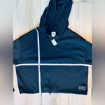 PINK - Victoria's Secret NWT Victoria’s Secret “Pink” Crop Hoodie Black Size Large Photo 7