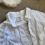 Aritzia  Striped Shirt XS - White Photo 1