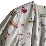 Hugo Boss BOSS Daranta White California Printed Puff Sleeve A-Line Mini Dress 8 Photo 6