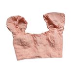 Aritzia  Wilfred wander organic linen crop blouse Medium Photo 4