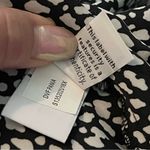 Diane Von Furstenberg  silk blend black/white print halter top blouse Size M Photo 9
