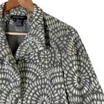 Etcetera  Metallic Floral Jacquard Blazer‎ Jacket in Silver & Grey, Size 8 Photo 3