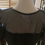 Shannon Ford NY Black Mesh Sleeves Top NWT 334 Size M Photo 2