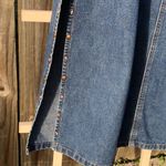 No Boundaries Vintage Denim Long Skirt with side slits and rhinestones skirt Juniors 7 Photo 5