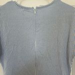 Michael Kors Michael by  blue and white striped dress with front tie Photo 8