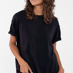 Workshop Republic Clothing NWOT Short Sleeve Rounded Split Hem & Rolled Sleeve Photo 0