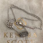 Kendra Scott Platinum Drusy Ever Necklace Photo 0