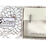 Sterling Silver Studded .925  Huggie Hoop Earrings Photo 0