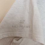 Cinq à Sept Cinq a Sept white cotton Amour foiled tee shirt large NWT Photo 4