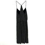 Loft size small petite sleeveless mini dress black with white geometric design Photo 1