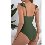 B2prity Women's Ruffled One Piece Swimsuit Cutout Tummy Control Bathing Suit Slimming Swimwear Photo 4