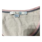 Boden Wool Sweater Womens Short Sleeve Pink Gray Minimalist Classic Top US 8 Size M Photo 6