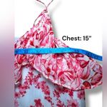 Love Shack Fancy Newport Floral Asymmetric Silk Ruffle Dress Size 2 EUC Photo 7