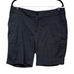 Athleta Trekkie Bermuda 2.0 Shorts Women Sz 14 Black Hiking Outdoors Nylon Photo 0