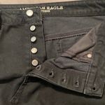 American Eagle  Black Denim Mini Skirt Photo 3