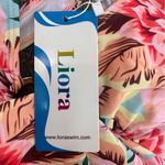 One Piece Swimsuit Floral Print Bathing Suit Deep V Neck Front & Back Ring Pink Size 8 Photo 7