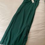 RIHOAS The Green One Shoulder Sleeveless Maxi Photo 2