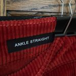 Judy Blue  Fez Corduroy Straight Leg Pants Size 15 32 Brick Red Photo 5