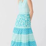 Cabana Life Rosemary Beach sleeveless tiered maxi dress SZ:XL Green Photo 0