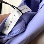 Susana Monaco  Halter Bodycon Mini Sheath Dress Cutout Back Sweet Lavender Medium Photo 5