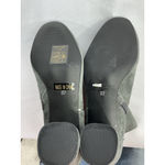 Womans Chelsea Crew Black Label Tatiana Ankle 6.5/7 Gray Side Zip Block Heel Size undefined Photo 6