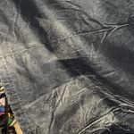 Vtg Cape Coat Patra Petite Small Gothic Flowy Wizard Witchy Bar Coat Cover Black Photo 4